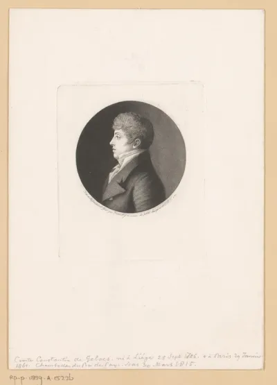 Portret van Constantin de Geloes d'Eysden