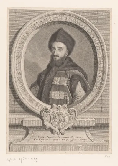 Portret van Constantin Mavrocordat