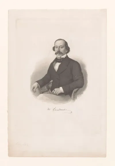 Portret van Constantin von Wurzbach