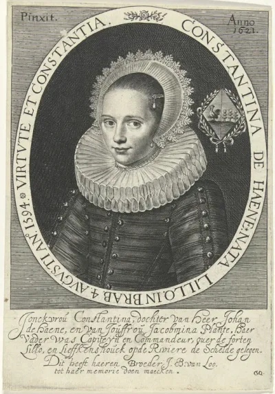 Portret van Constantina de Haene