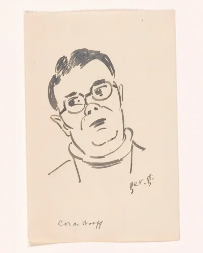Portret van Cor de Wolff