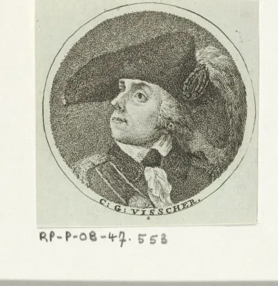 Portret van Corn. Gov. Visscher