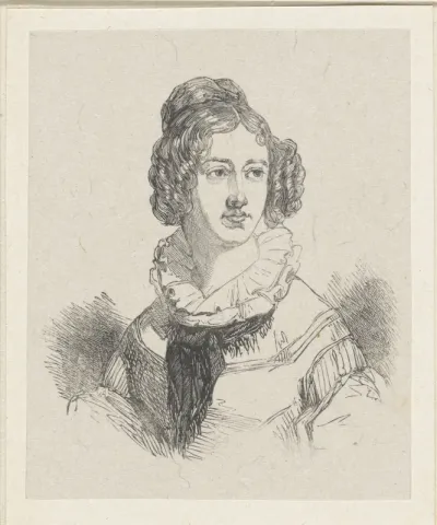 Portret van Cornelia Scheffers-Lamme