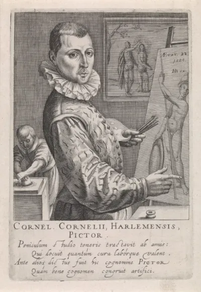 Portret van Cornelis Cornelisz. van Haarlem