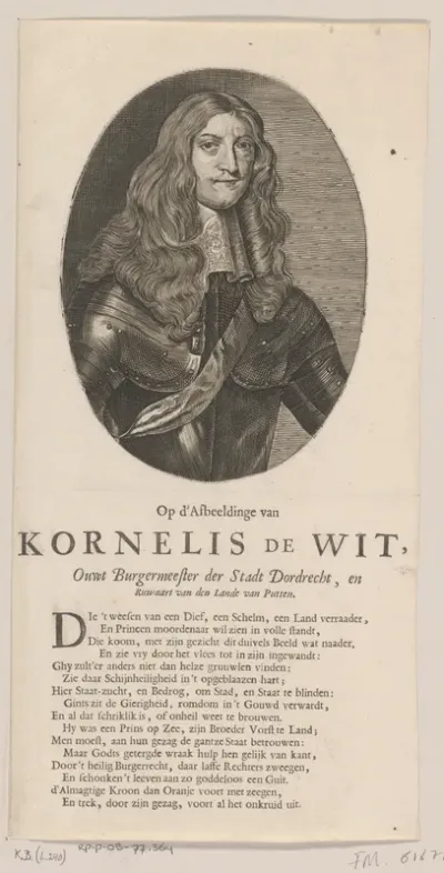 Portret van Cornelis de Witt