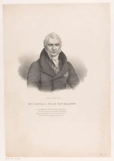 Portret van Cornelis Felix van Maanen