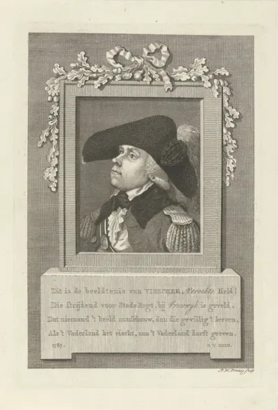 Portret van Cornelis Govert Visscher