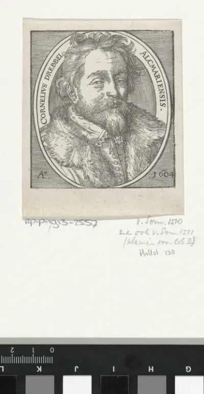 Portret van Cornelis Jacobsz. Drebbel