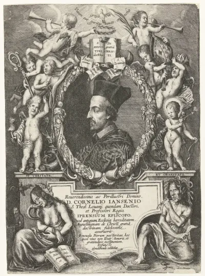 Portret van Cornelis Jansenius, bisschop van Yperen