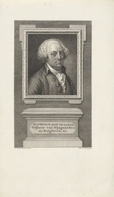Portret van Cornelis Johan de Lange van Wijngaarden