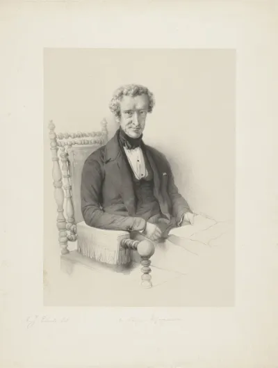 Portret van Cornelis Johan de Lange van Wijngaarden