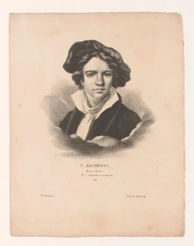 Portret van Cornelis Kruseman