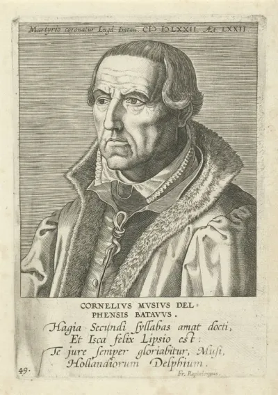 Portret van Cornelis Musius