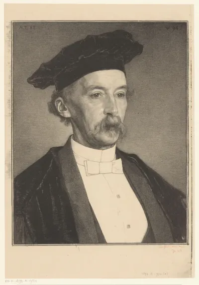 Portret van Cornelis Petrus Tiele