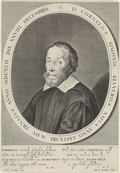 Portret van Cornelis Simonis Kluverius
