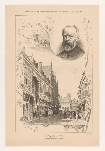 Portret van Cornelis Springer en de Vijgendam
