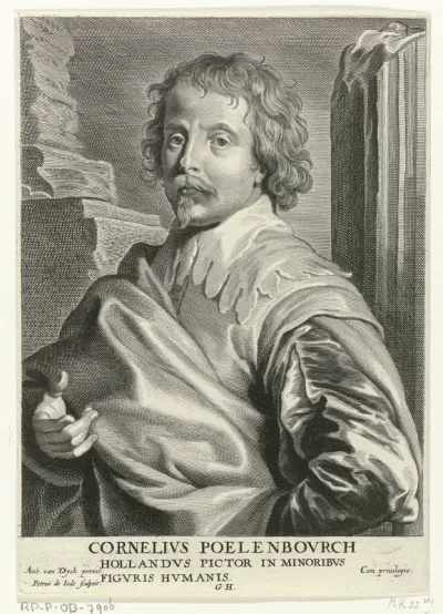 Portret van Cornelis van Poelenburgh
