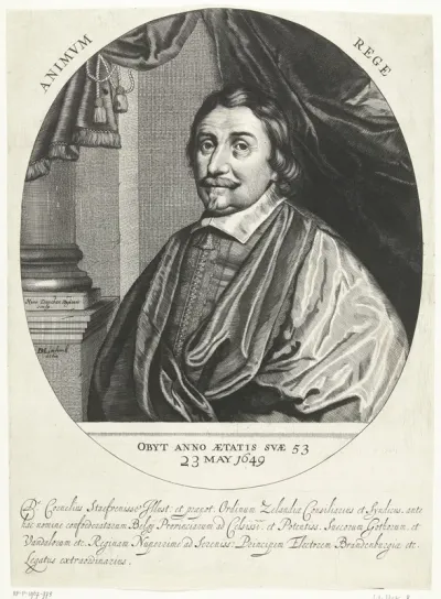 Portret van Cornelis van Stavenisse op 53-jarige leeftijd