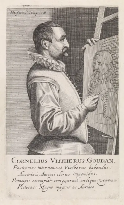 Portret van Cornelis Visscher