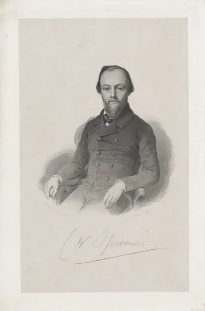Portret van Cornelis Willem Opzoomer