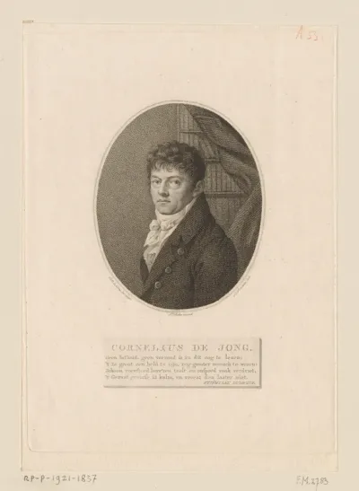 Portret van Cornelius de Jong