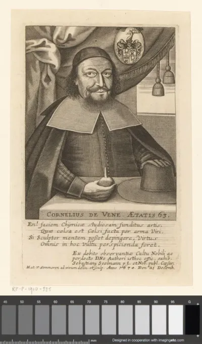 Portret van Cornelius de Vene