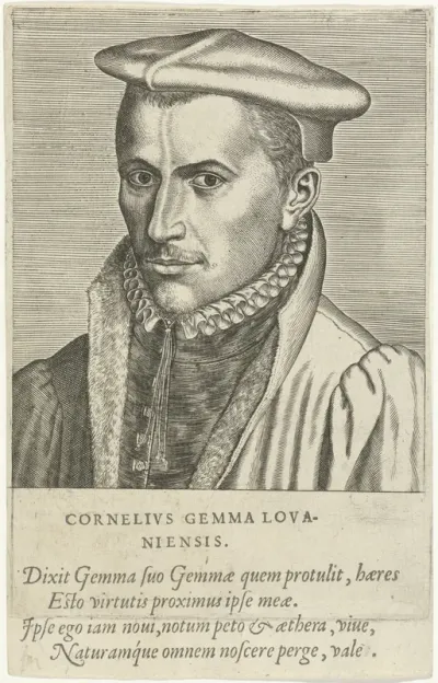 Portret van Cornelius Gemma