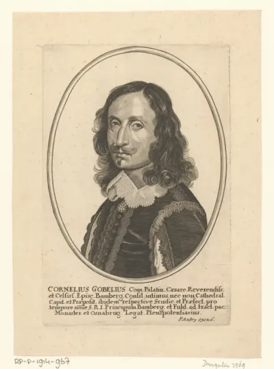 Portret van Cornelius Gobelius