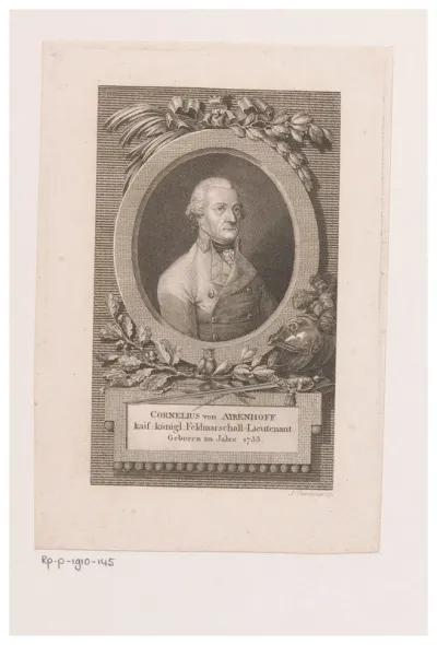 Portret van Cornelius Hermann von Ayrenhoff