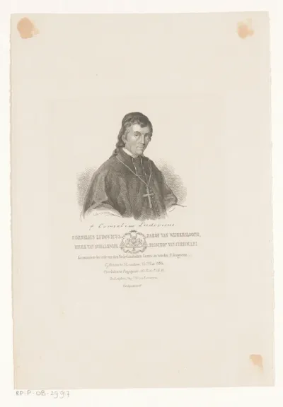 Portret van Cornelius Ludovicus de Wijkerslooth