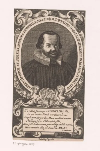 Portret van Cornelius Marci op 47-jarige leeftijd