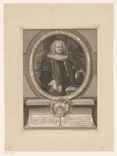 Portret van Cornelius Poppe
