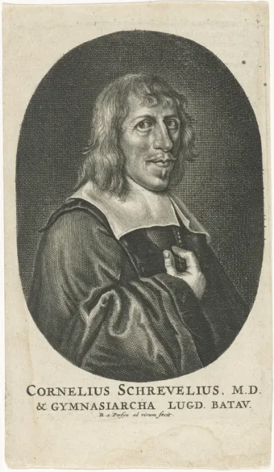 Portret van Cornelius Schrevelius