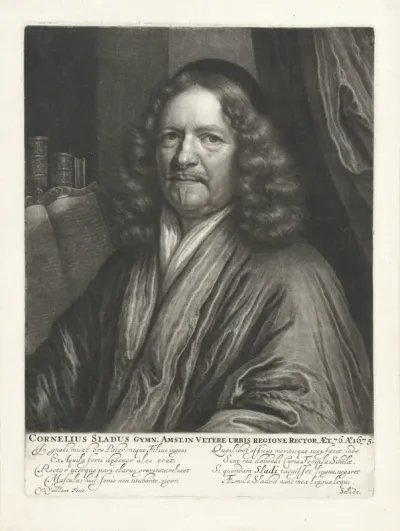 Portret van Cornelius Sladus