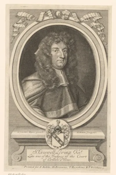 Portret van Creswell Levinz