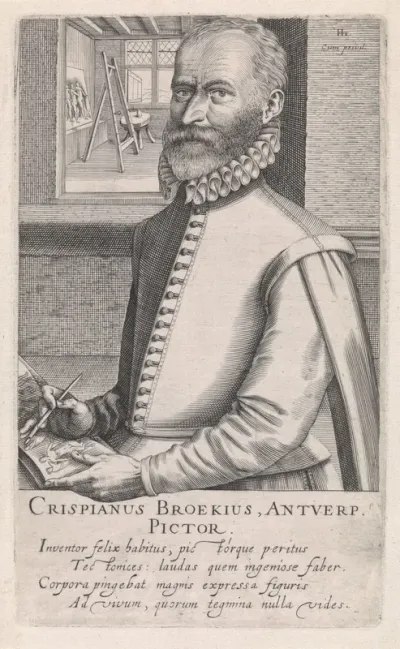 Portret van Crispijn van den Broeck