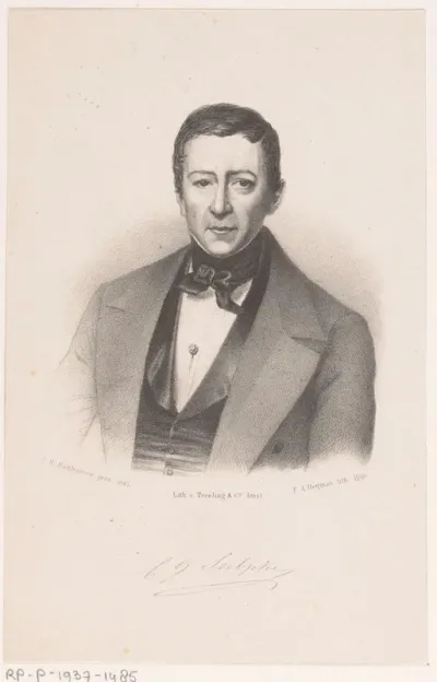 Portret van Cristiaan George Sulpke