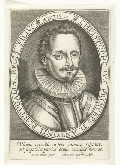 Portret van Cristóvão de Portugal op 52-jarige leeftijd