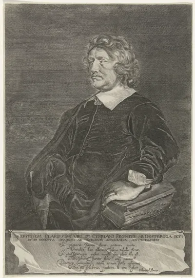 Portret van Cyprianus Regnerus ab Oostringa