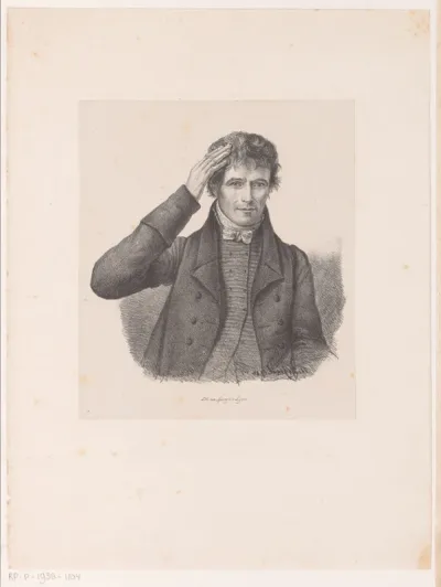 Portret van D.W. Veldhorst