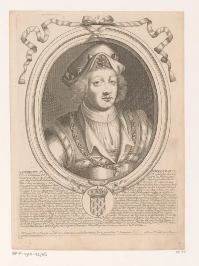 Portret van Dagobert II