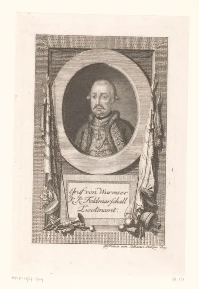 Portret van Dagobert Sigmund von Wurmser
