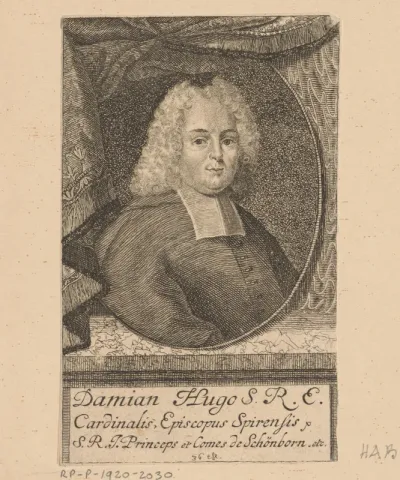 Portret van Damian Hugo Philipp, graaf van Schönborn en Reichelsberg
