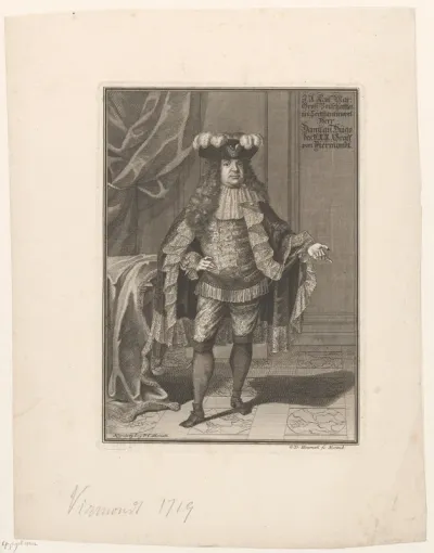 Portret van Damian Hugo Philipp, graaf van Schönborn en Reichelsberg