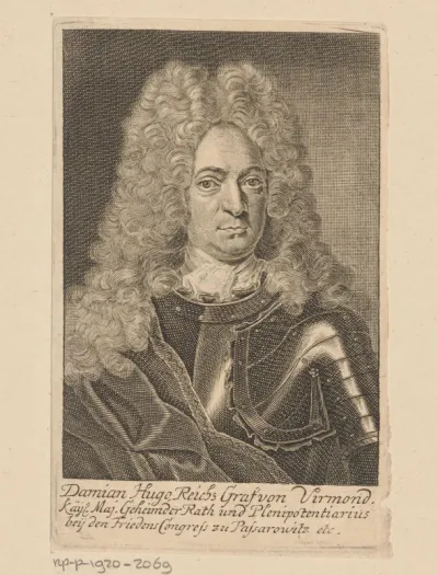 Portret van Damian Hugo von Virmondt