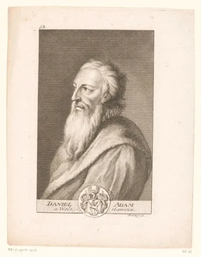 Portret van Daniel Adam z Veleslavína