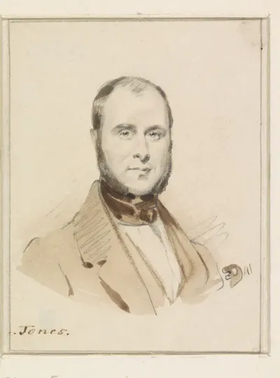 Portret van Daniel Adolphe Robert Jones