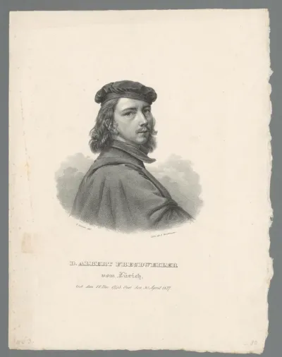 Portret van Daniel Albert Freudweiler
