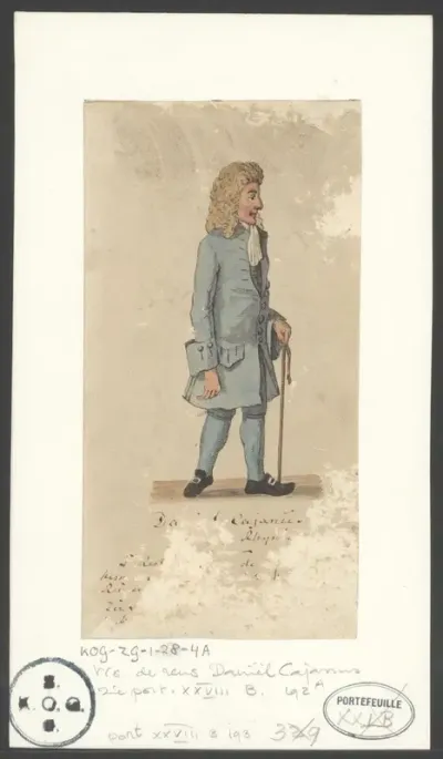 Portret van Daniel Cajanus, ten voeten uit