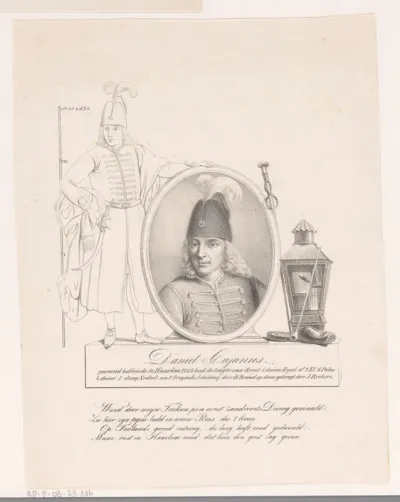Portret van Daniel Cajanus